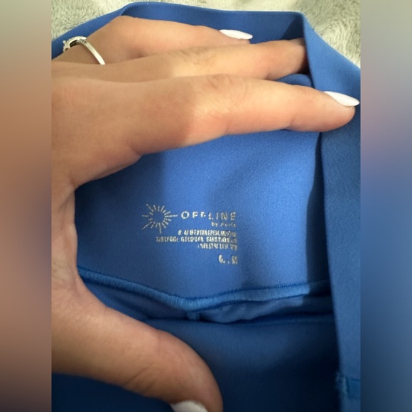 Aerie Blue leggings size Medium - Picture 3 of 3